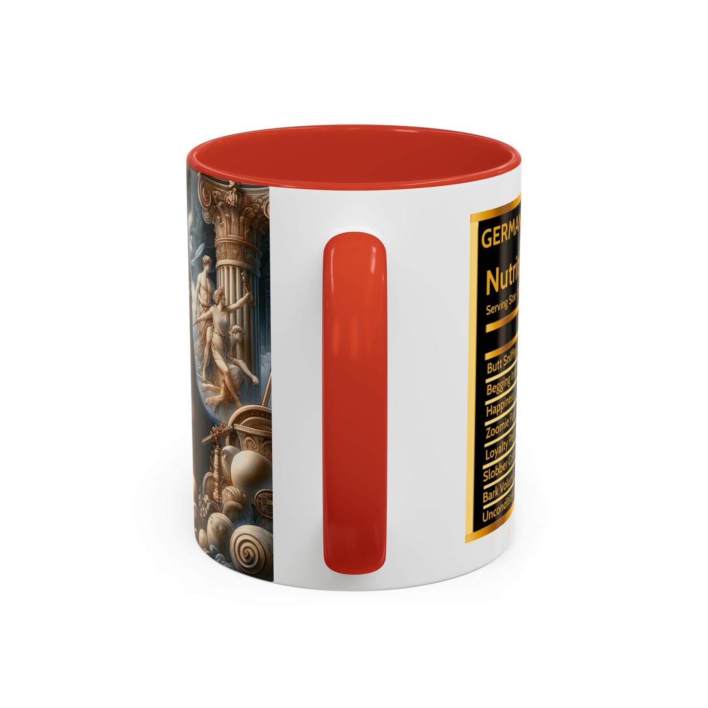 Neo-classicism and dreamy fantasy German Shepherd Coffee Mug