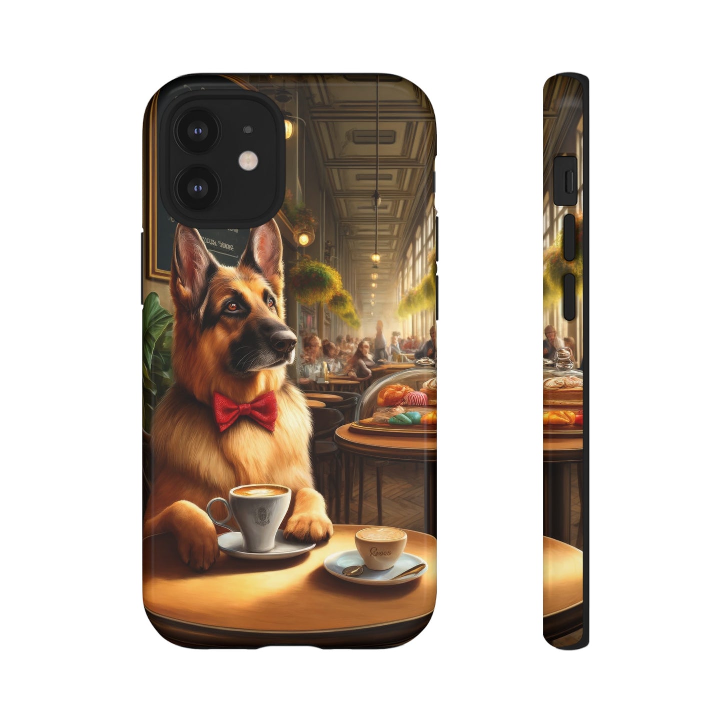 German Shepherd Drinking Phone Case