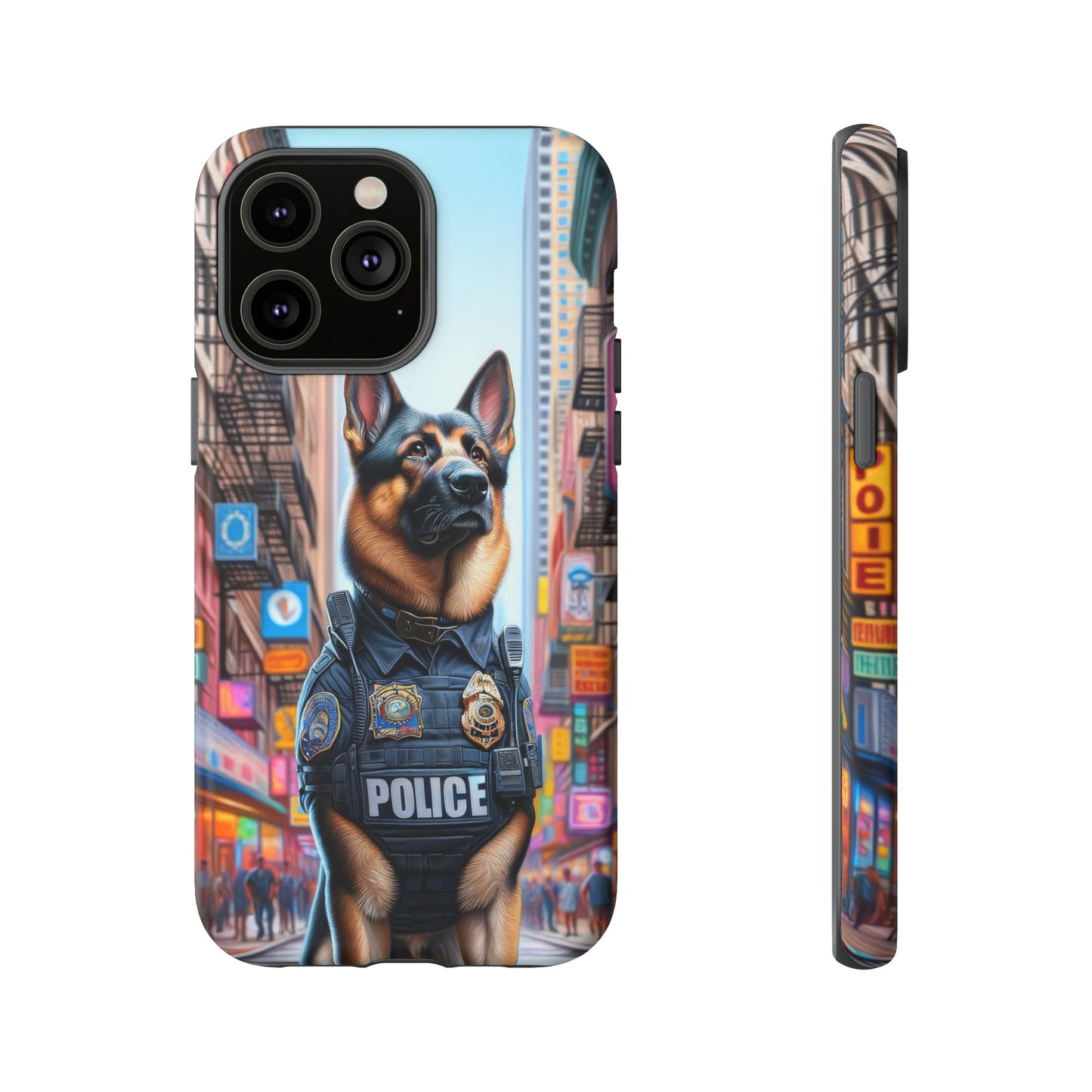 German Shepherd Police Officer Phone Case