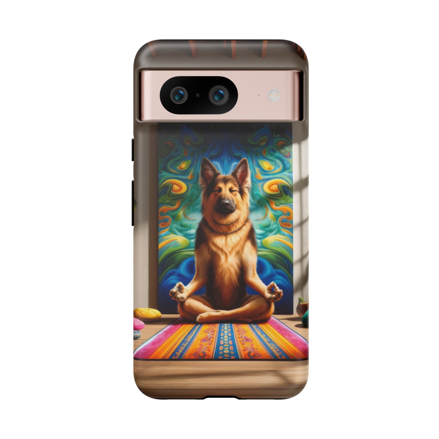 German Shepherd Meditating Phone Case