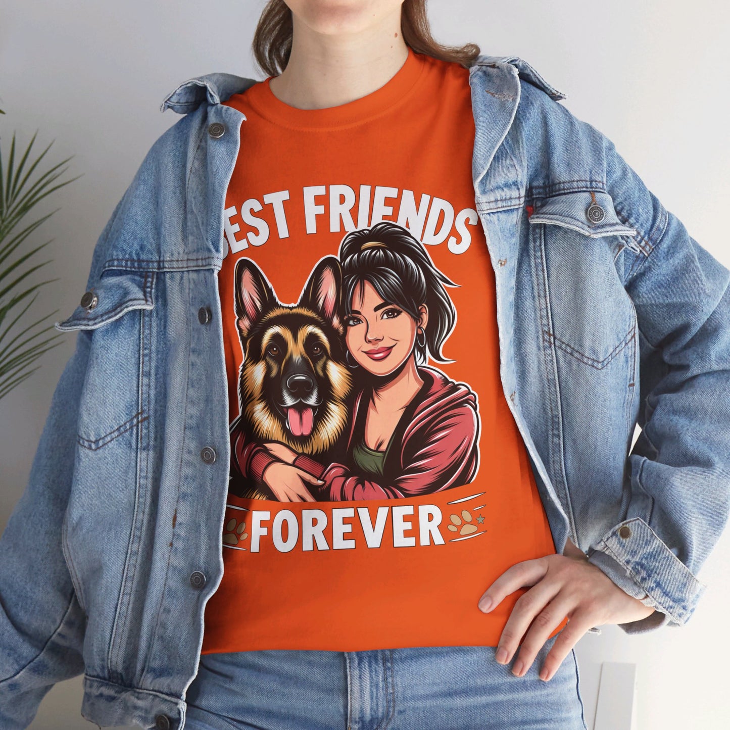 Best Friends Forever T-Shirt (13 colors) (German Shepherd)