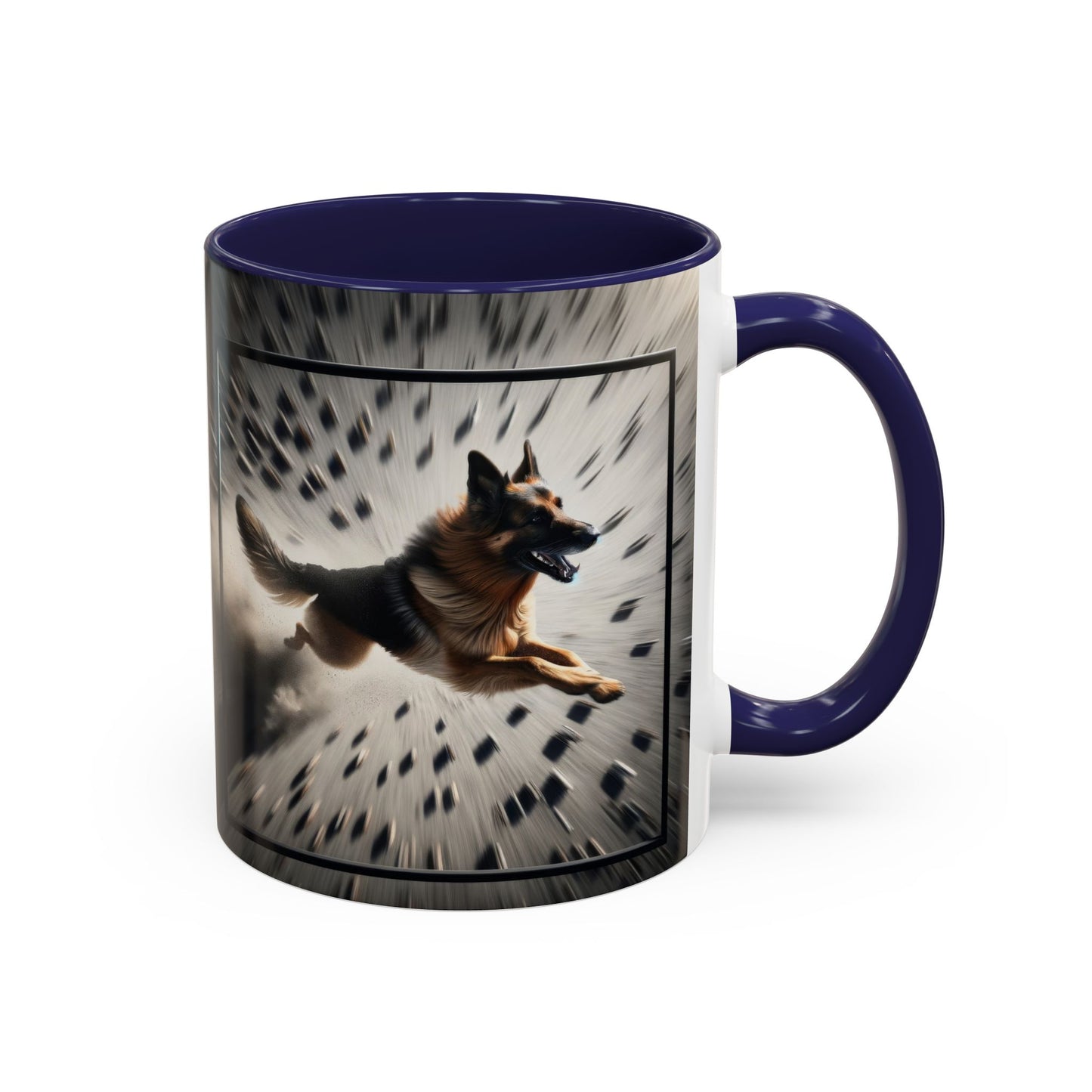 Motion blur German Shepherd Coffee Mug