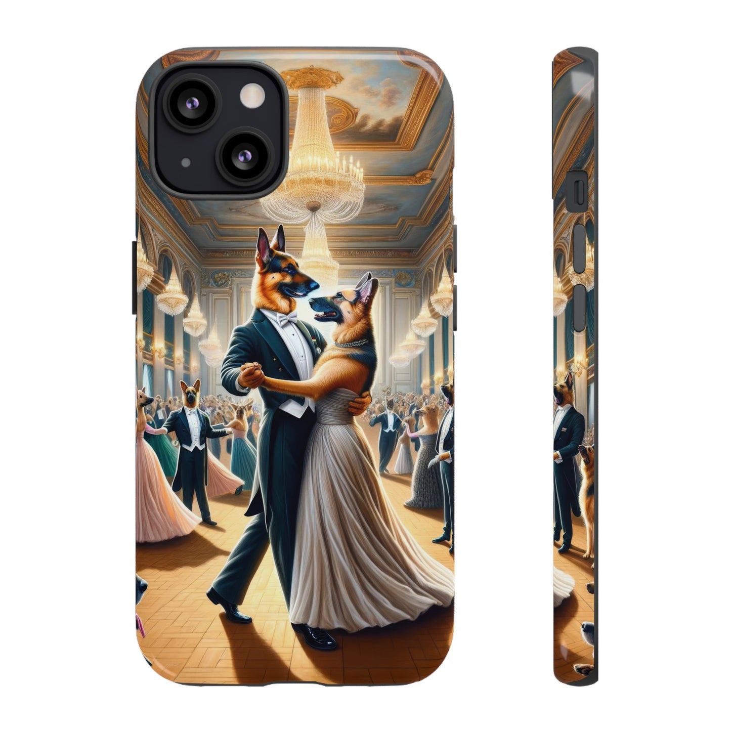 Dancing German Shepherds Tough Phone Case