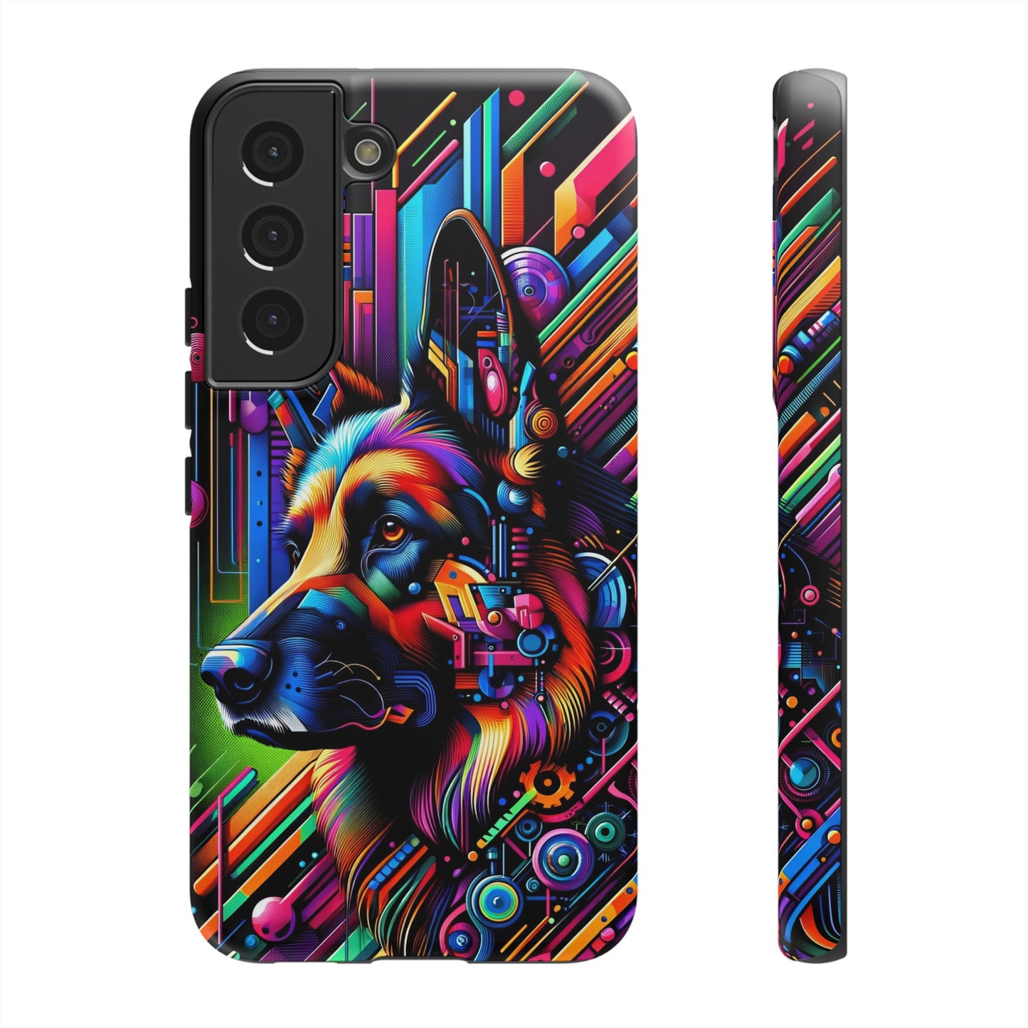 Constructivism and dadaism German Shepherd Phone Case