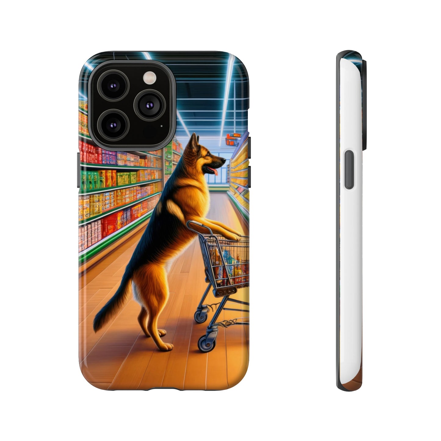 German Shepherd Shopping Phone Case