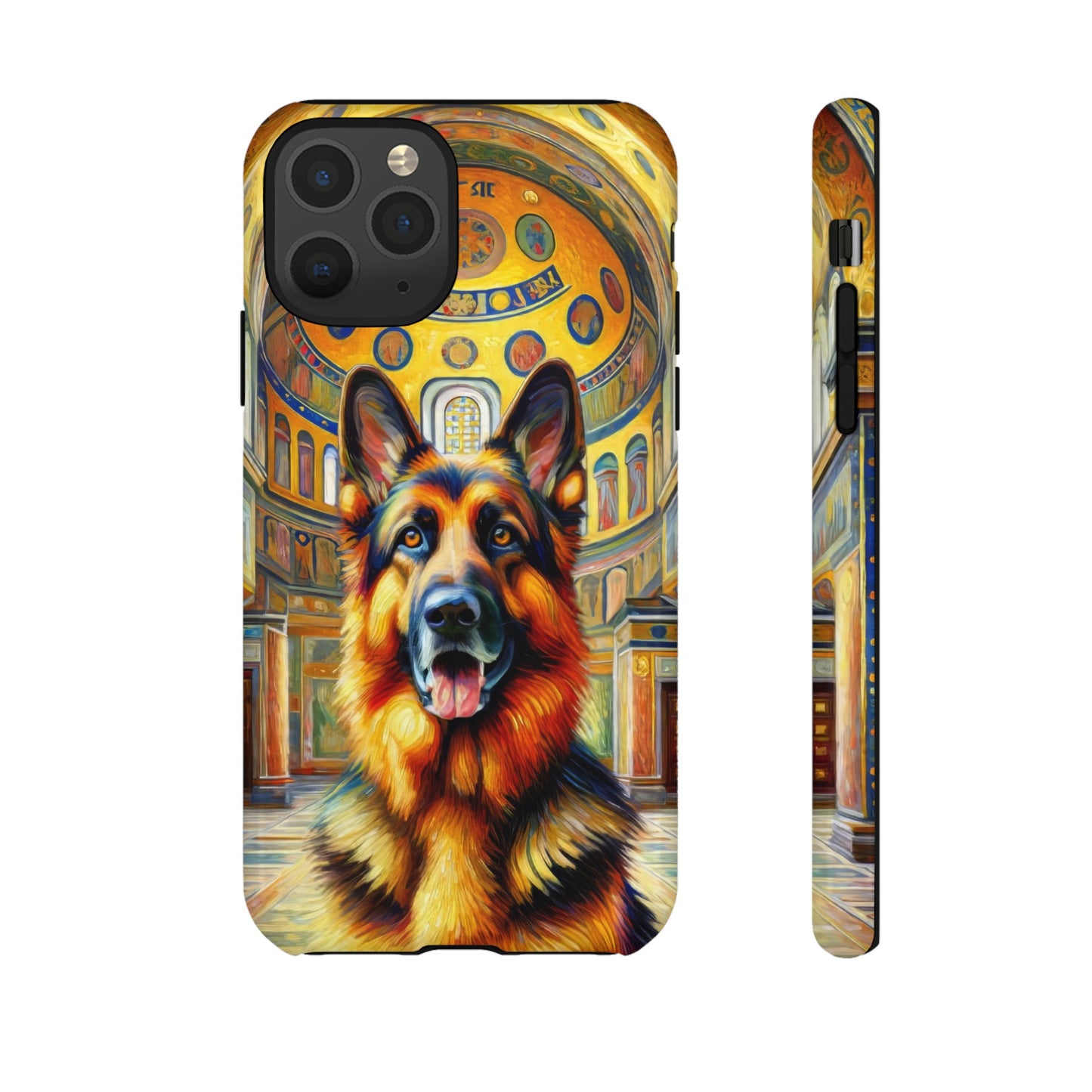 Neo-impressionist German Shepherd Phone Case