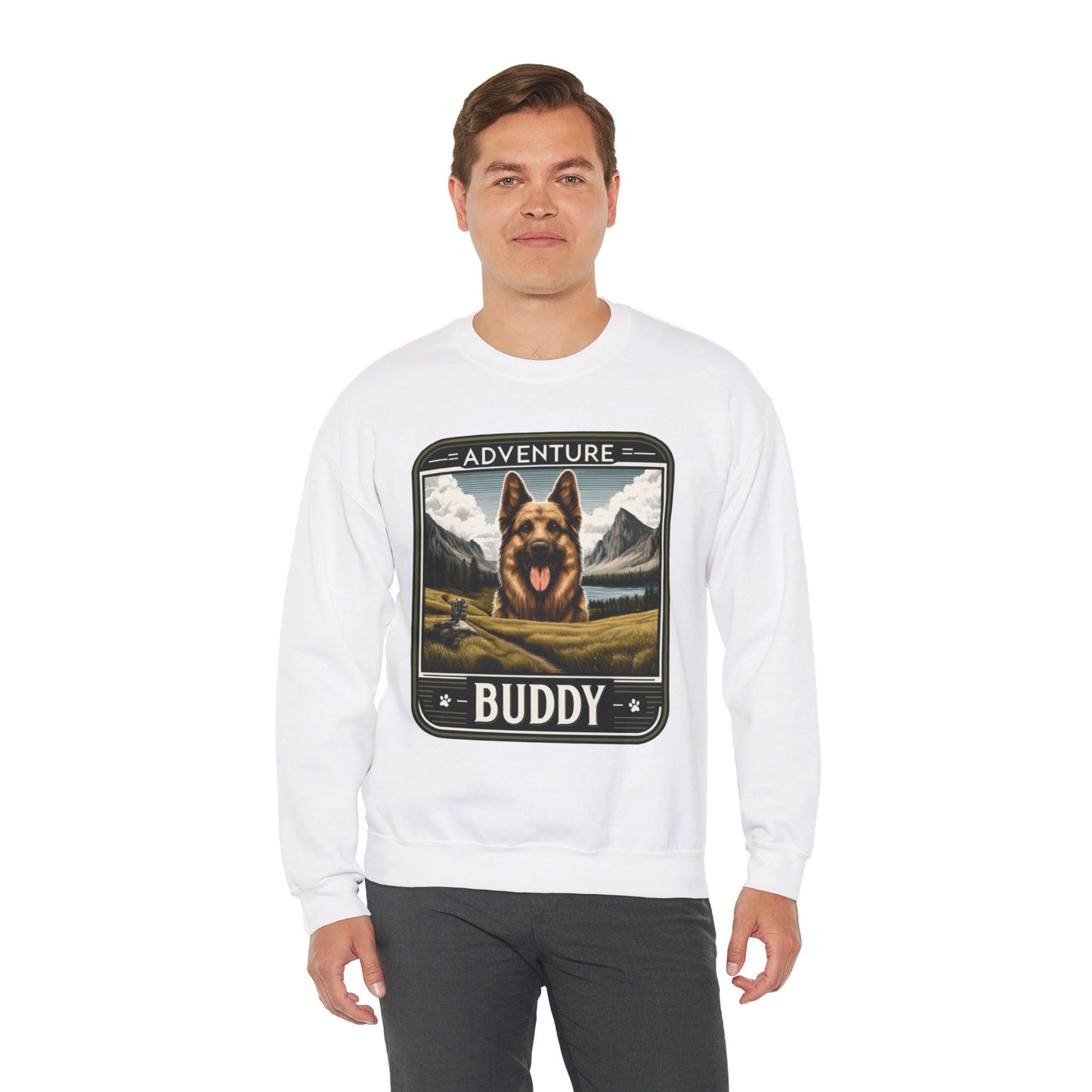 Adventure Buddy Sweatshirt (10 colors) (German Shepherd)