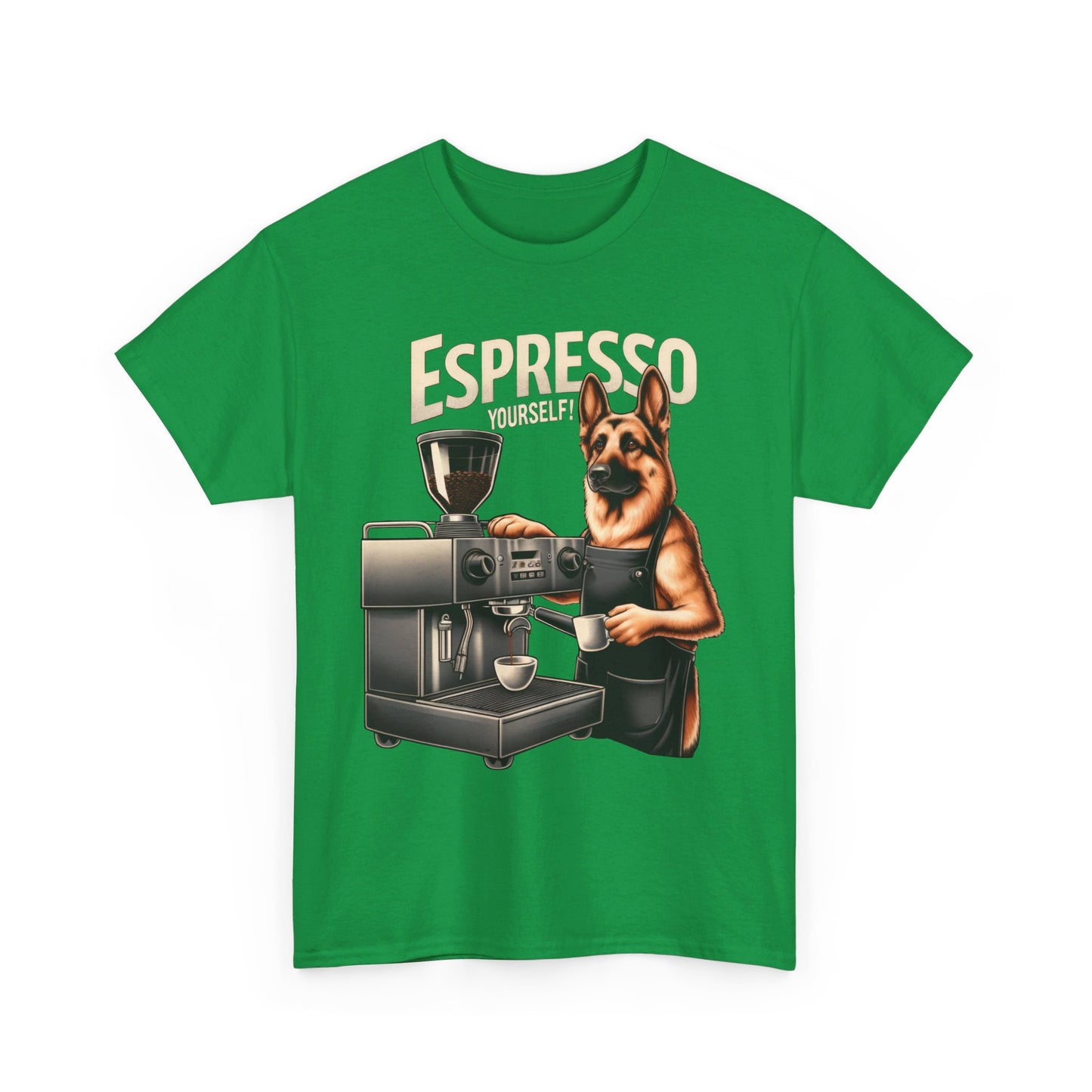 Espresso Yourself T-Shirt (13 colors) (German Shepherd)