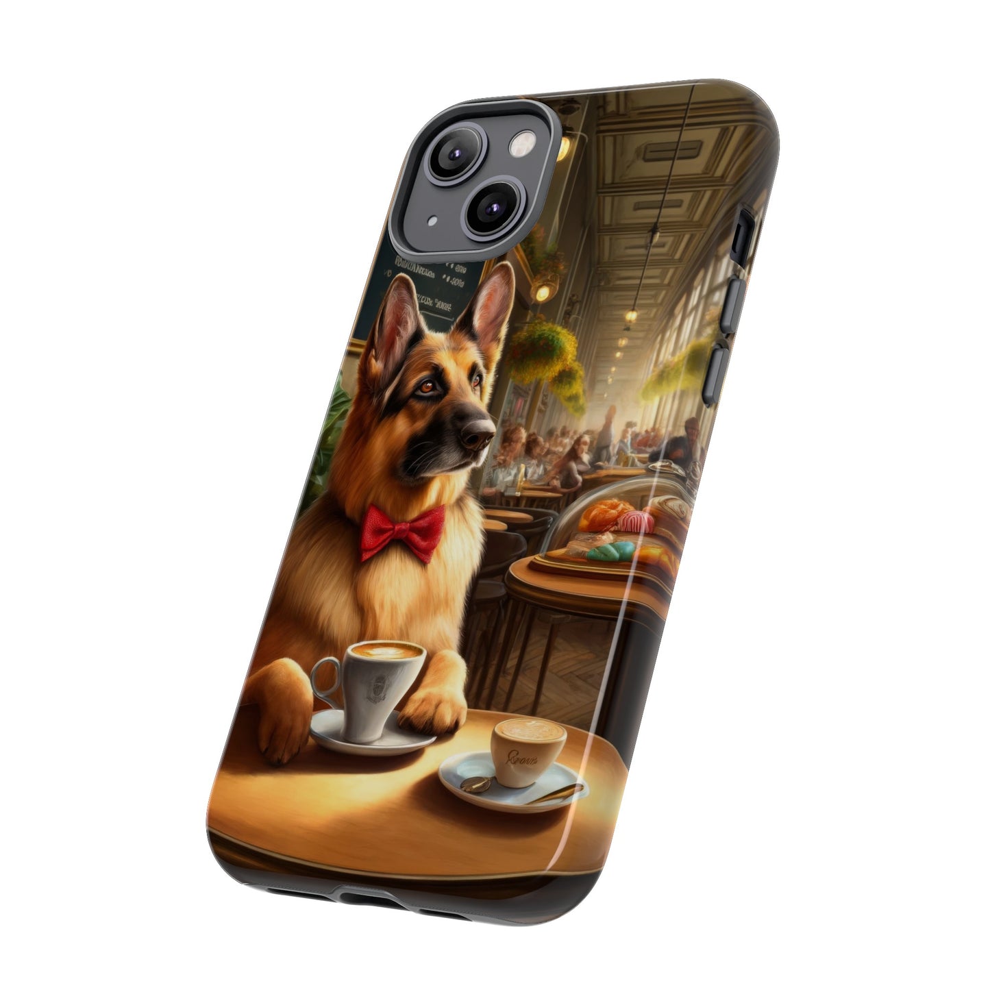 German Shepherd Drinking Phone Case