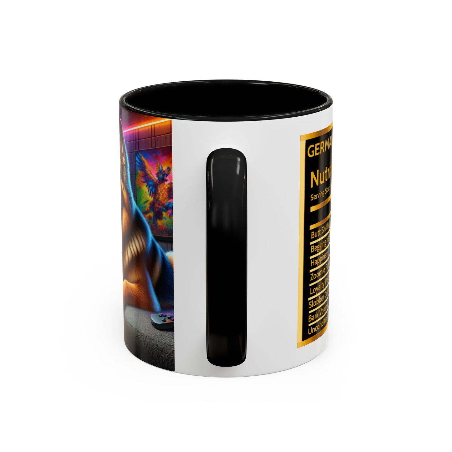 German Shepherd Playing Video Games Coffee Mug