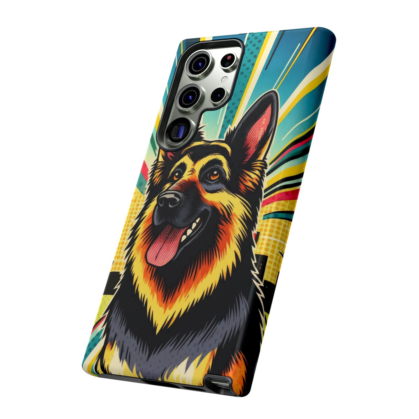 Comic style German Shepherd Phone Case