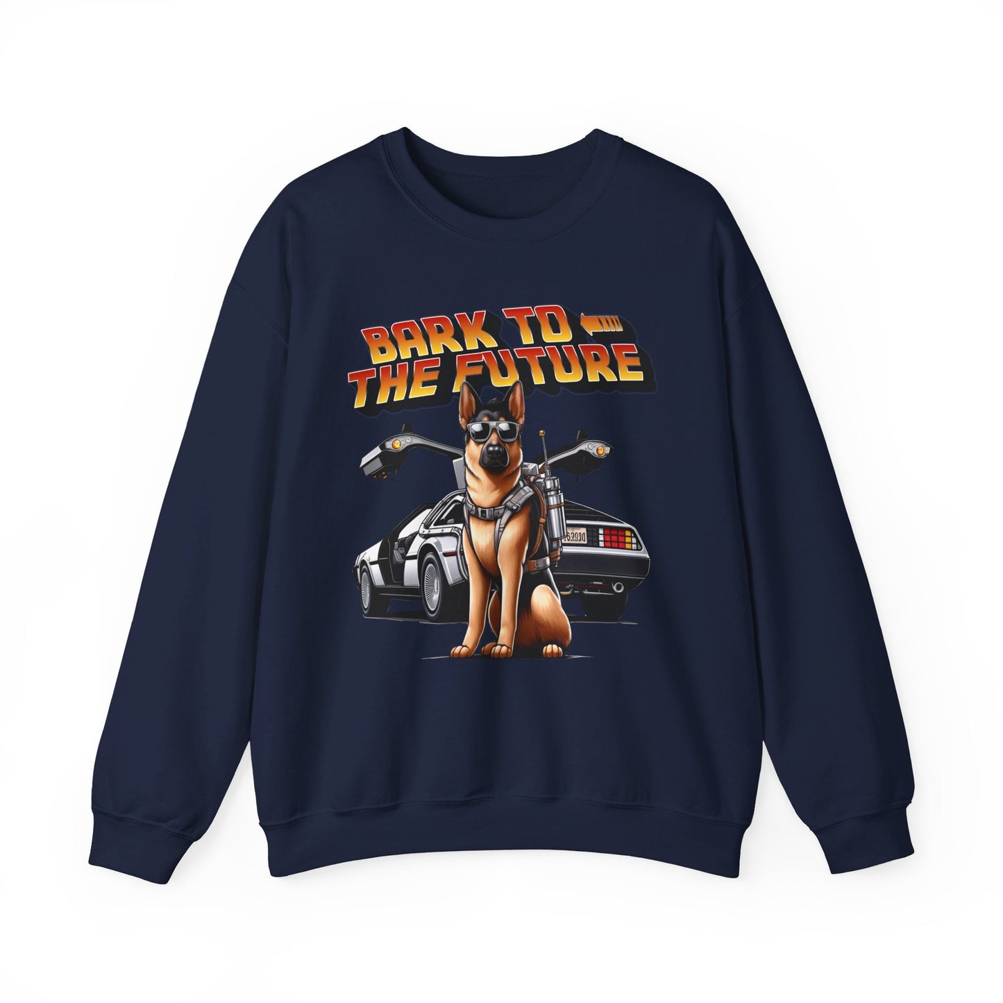 Bark to the Future Sweatshirt (10 colors) (German Shepherd)