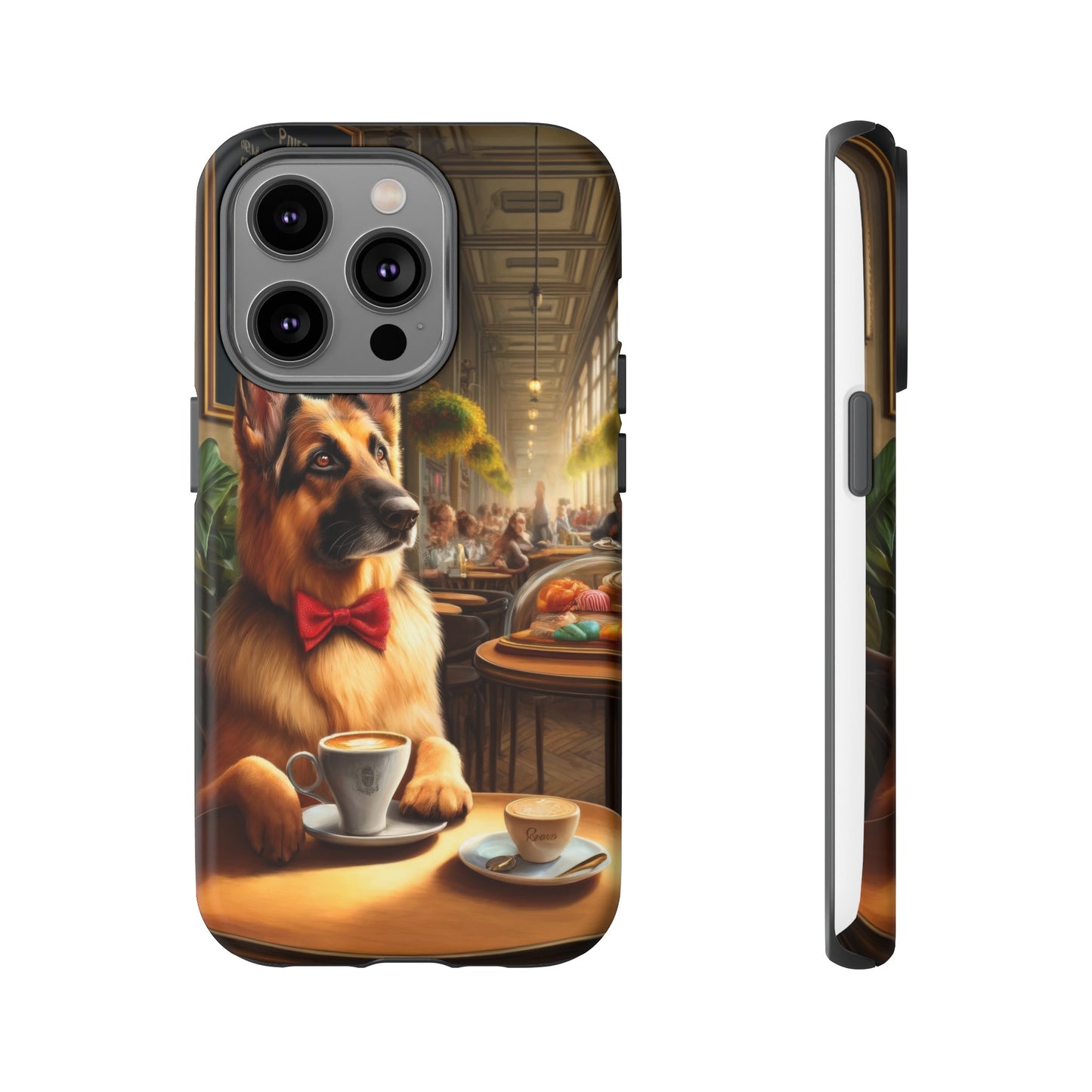 German Shepherd Drinking Phone Case