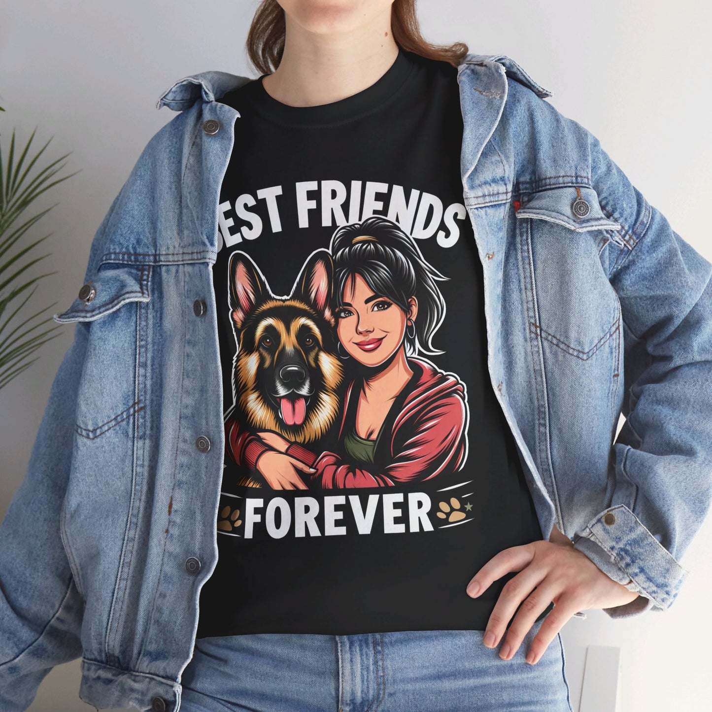 Best Friends Forever T-Shirt (13 colors) (German Shepherd)