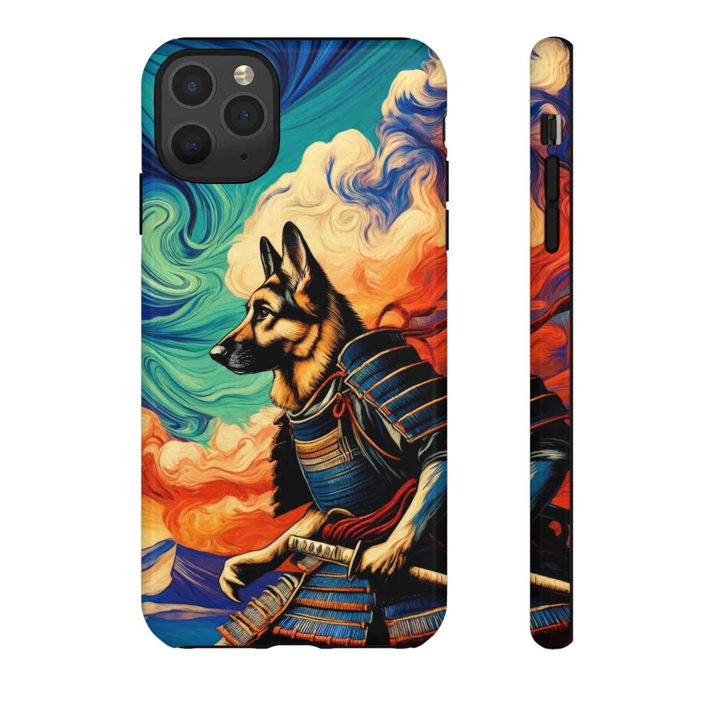 Samurai German Shepherd Phone Case