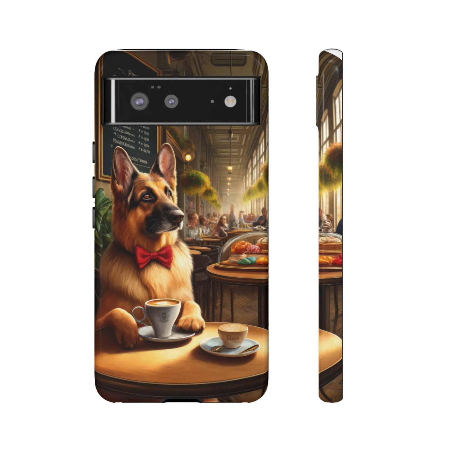 German Shepherd Drinking Phone Case