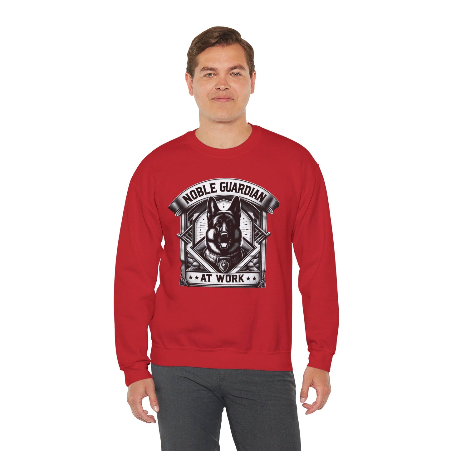 Noble Guardian At Work Sweatshirt (10 colors) (German Shepherd)