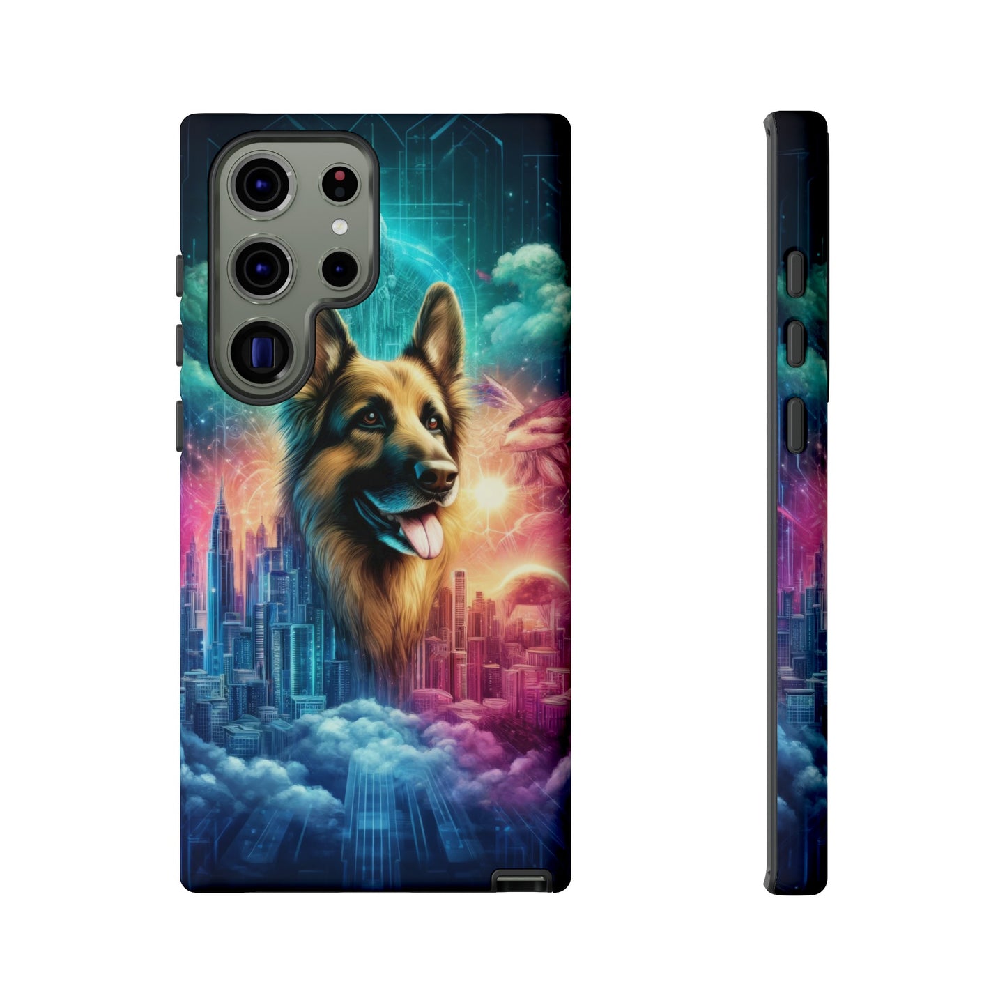 Dreamy fantasy German Shepherd Phone Case