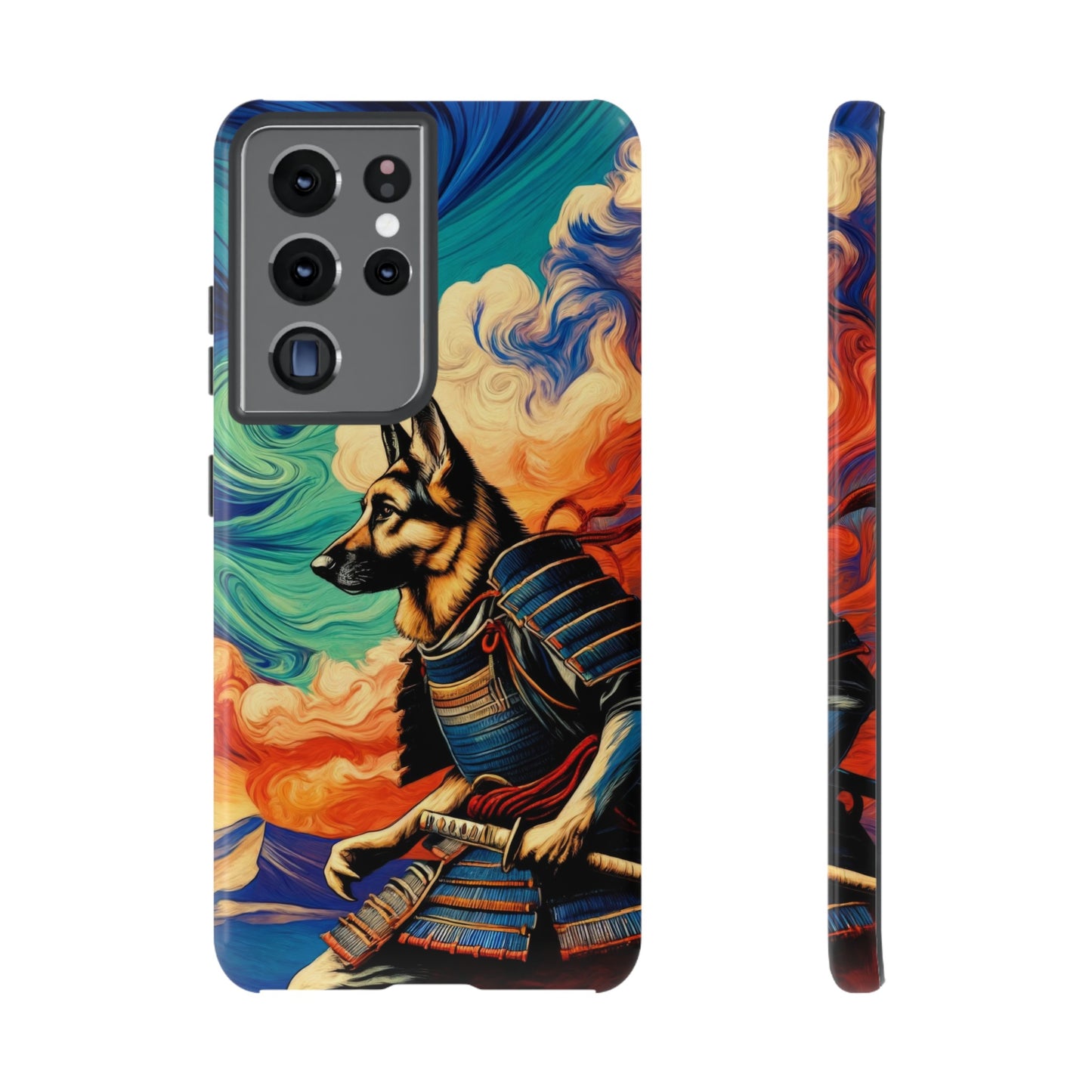 Samurai German Shepherd Phone Case