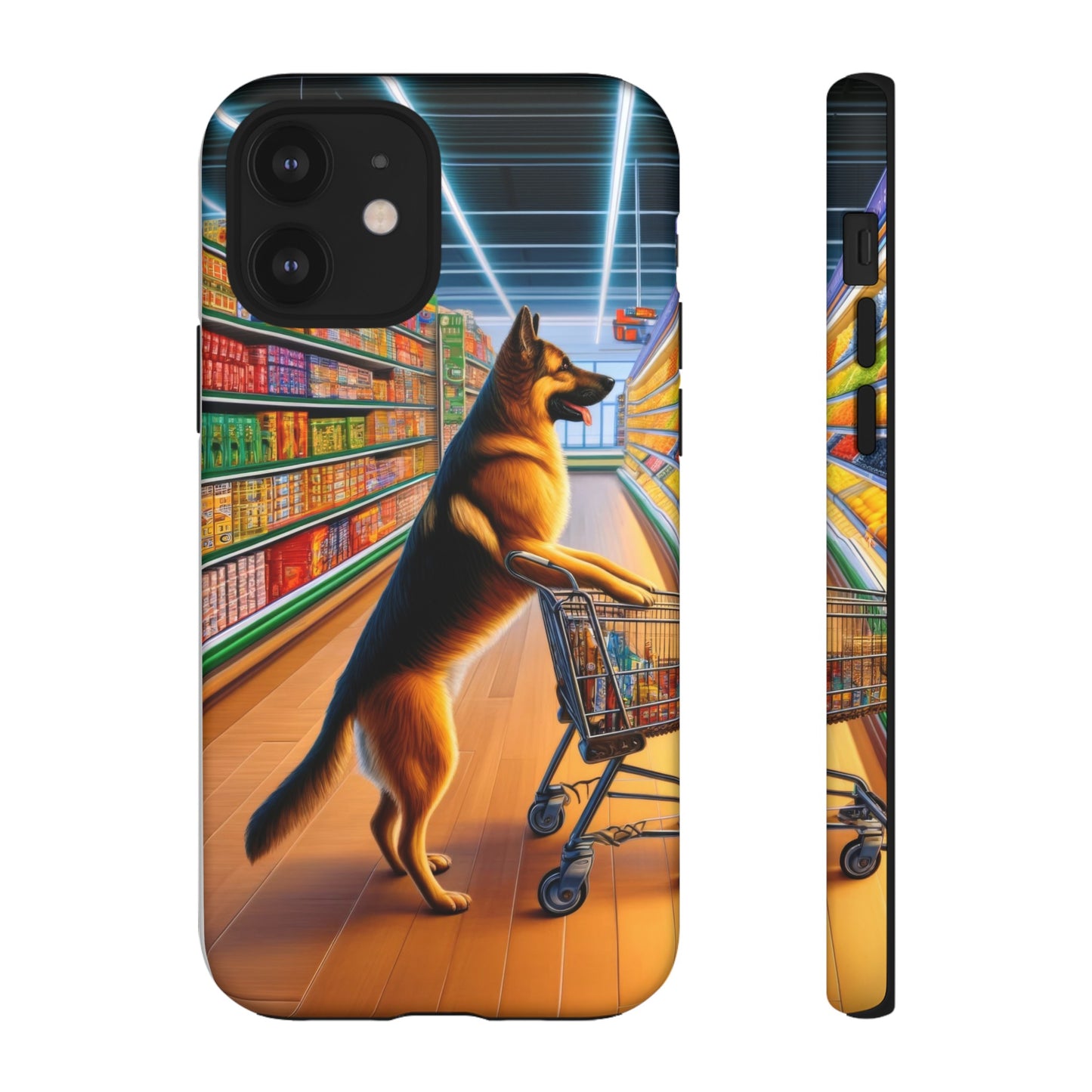 German Shepherd Shopping Phone Case