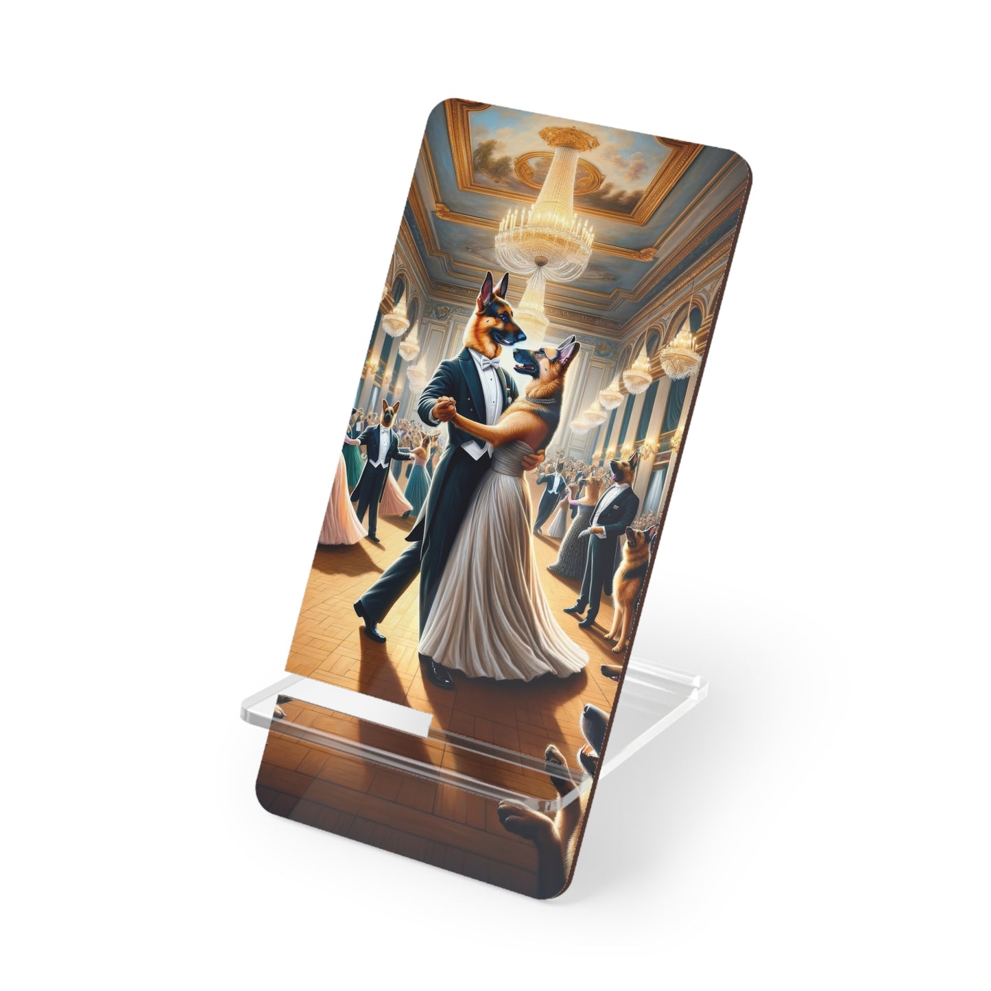 Dancing German Shepherds Smartphone Stand