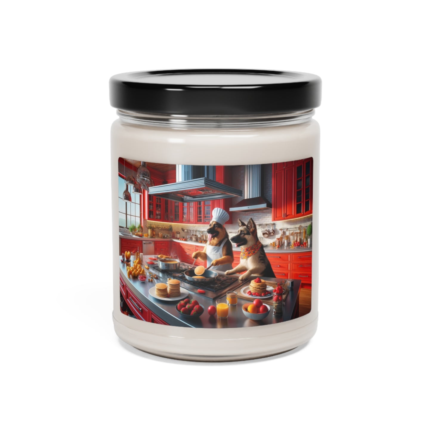 Cooking German Shepherds Scented Soy Candle, 9oz