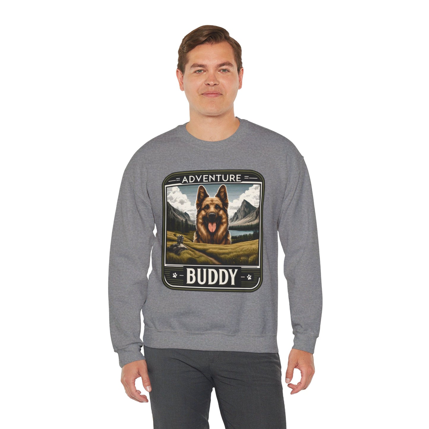 Adventure Buddy Sweatshirt (10 colors) (German Shepherd)