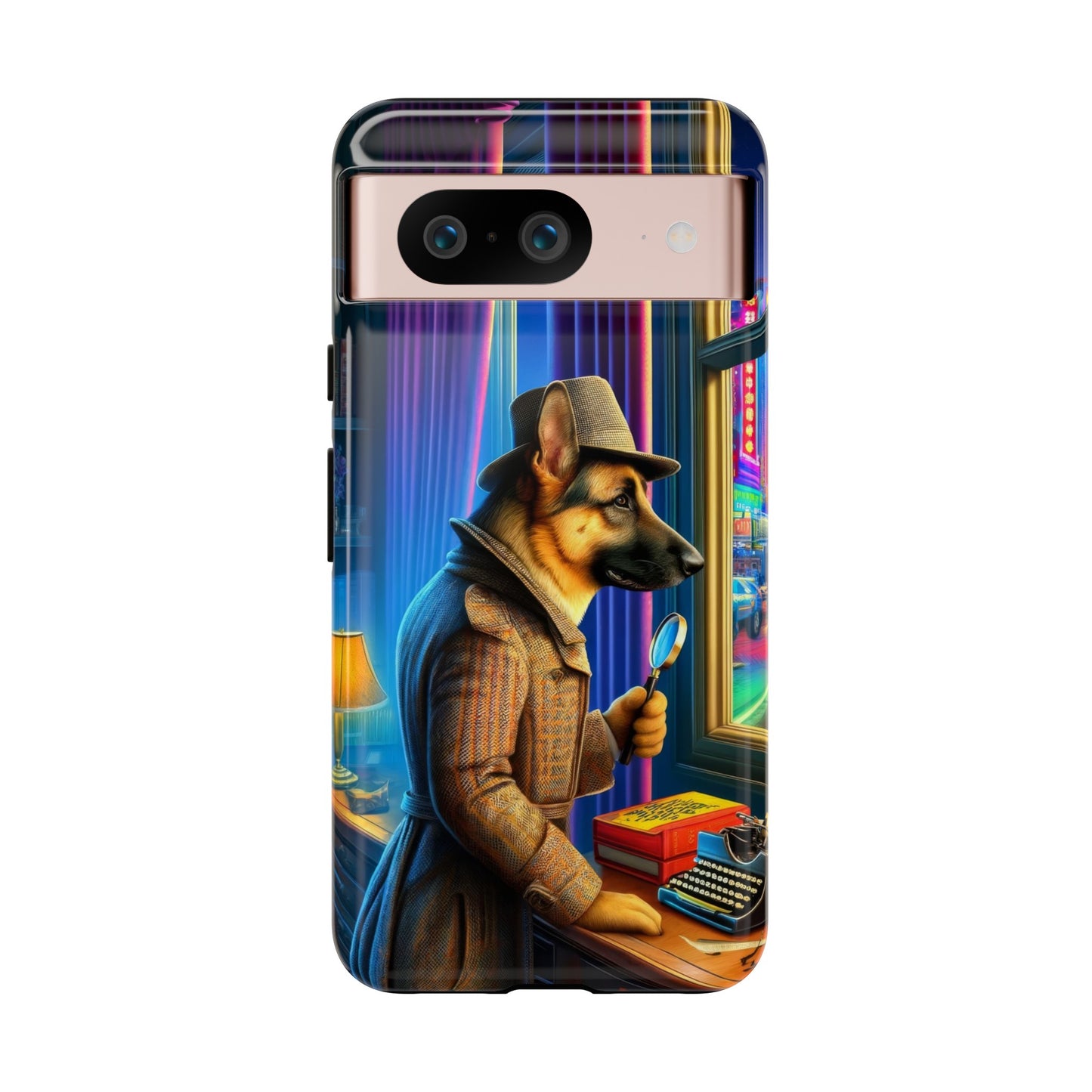 German Shepherd Detective Phone Case