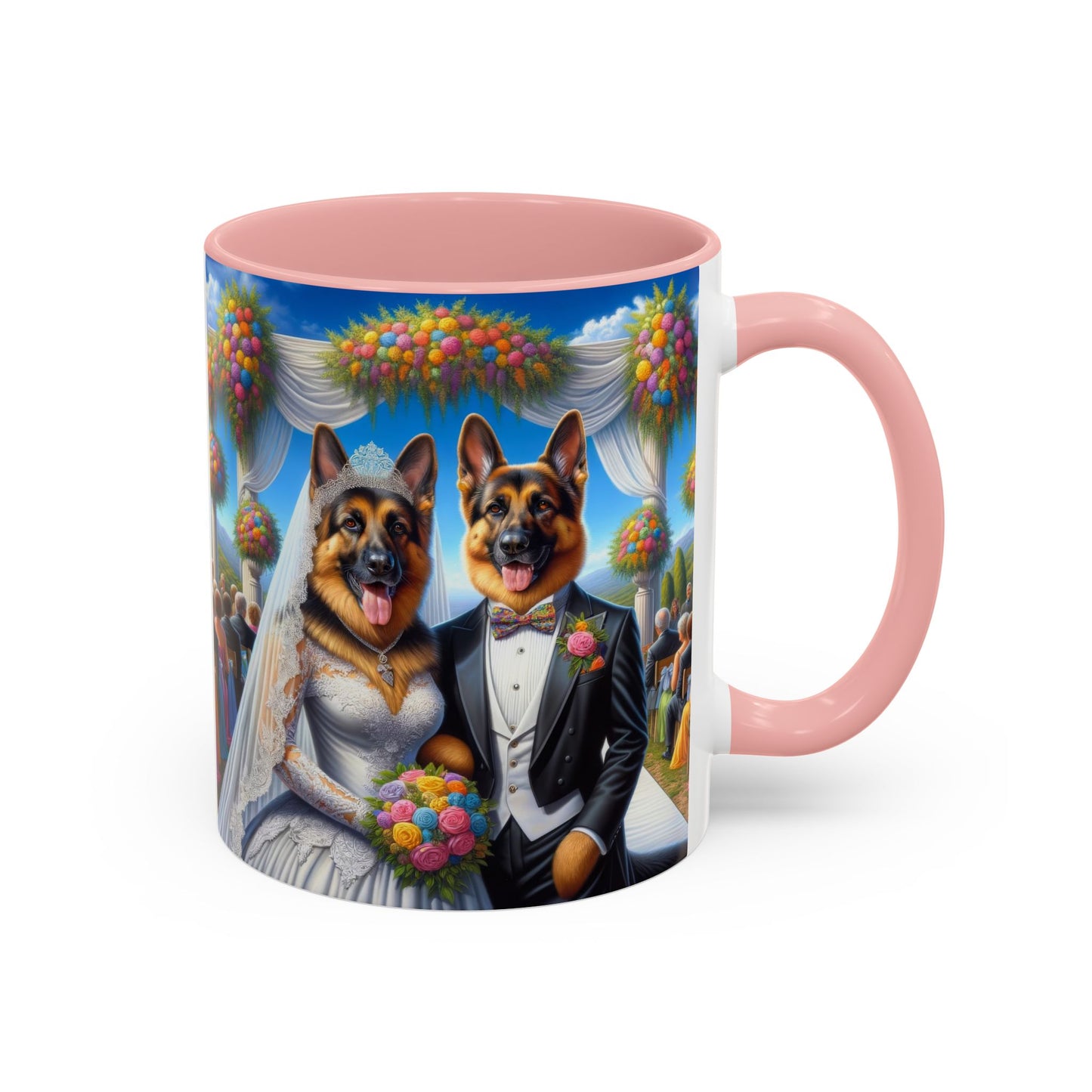 German Shepherds getting Married  Coffee Mug